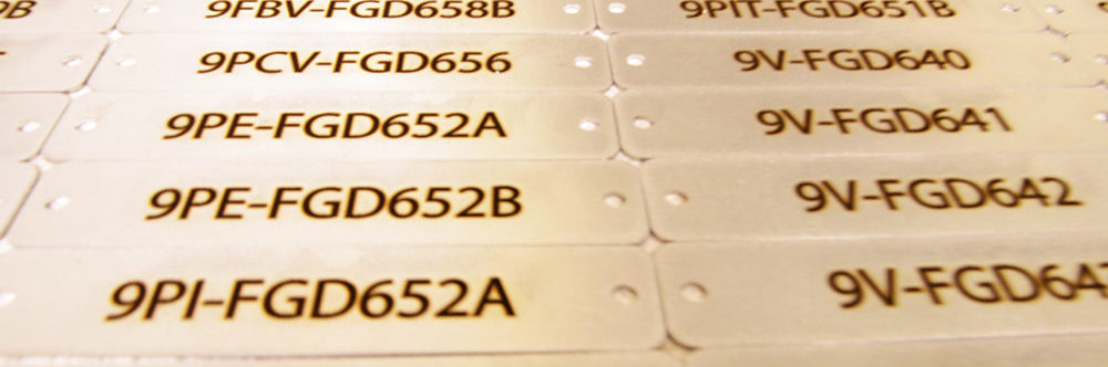 Numbered Tags: Lettering and Numbering on Metal Plates