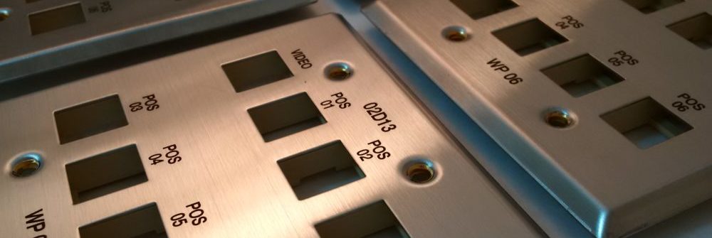 Custom Engrave switch plates